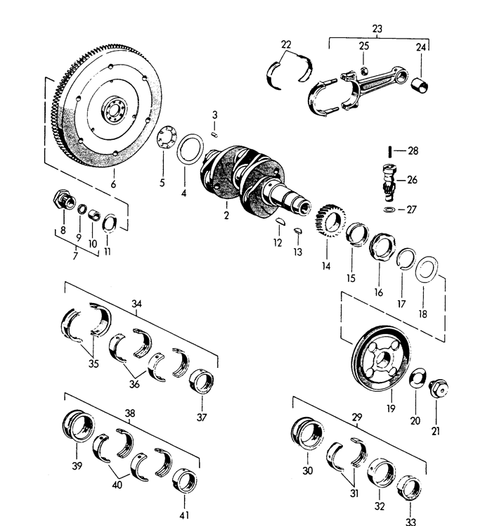 Porsche 356 356b 356c Parts