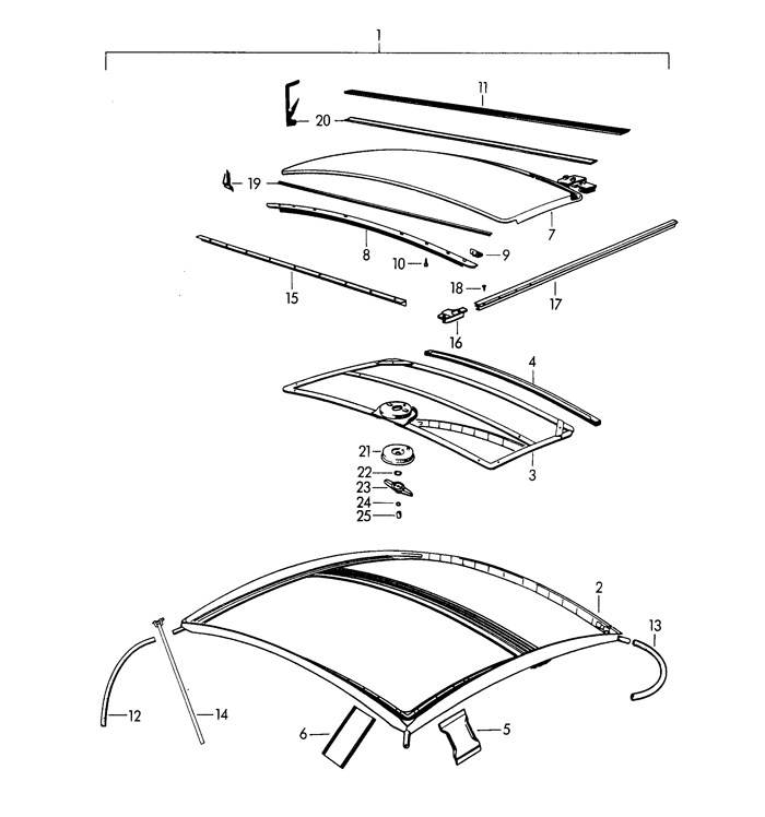 Coupe Sunroof reutter Mechanical